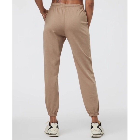 Vuori Boyfriend Sweatpants Jogger Women’s M Goldenrod Heather Tie Waist Pockets - Picture 2 of 14